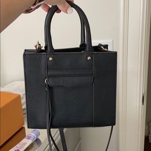 Rebecca Minkoff Mini MAB purse black leather
